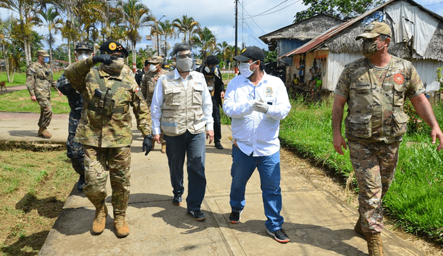La operación de ayuda humanitaria se desarrolló en la localidad de Santa Clotilde. (Foto: Comando Conjunto de las Fuerzas Armadas)