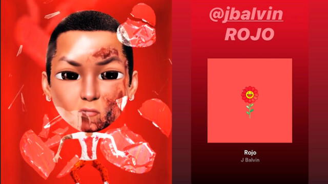 J Balvin estrena rojo, tercer tema de su álbum "Colores", después de Blanco y Morado. Foto: YouTube