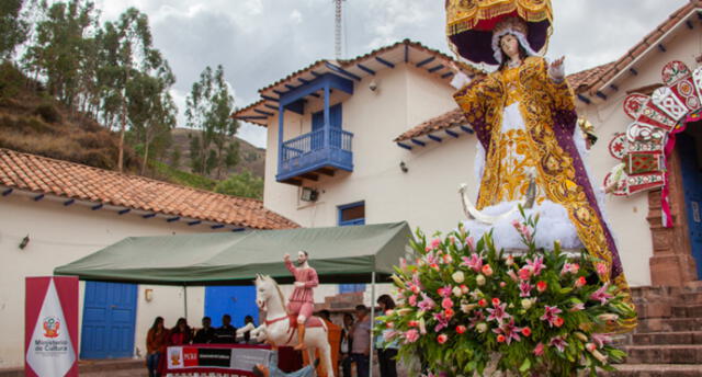 Cusco: Restauran venerada imagen de la Virgen Asunta por festividad en Calca.