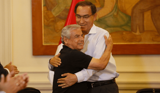 Vizcarra aceptó renuncia de Villanueva como presidente del Consejo de Ministros