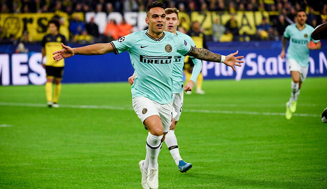 Lautaro Martínez marcó para el Inter de Milan. (Créditos: AFP)