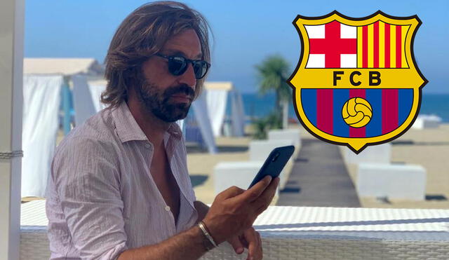 Andrea Pirlo dijo que será el próximo técnico de Barcelona. Foto: Instagram
