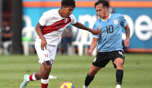 Perú no pudo contra Uruguay en amistoso sub-20 pese a jugar en condición de local. Foto: selección peruana