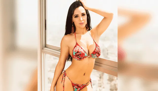 Rosángela Espinoza presume sus encantos en diminuto bikini [VIDEO]