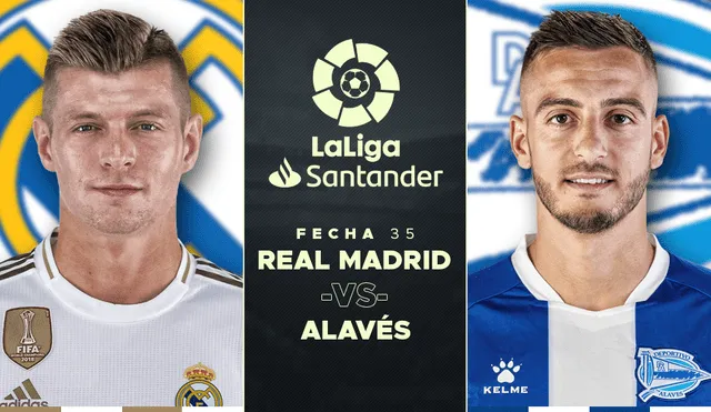 Real Madrid vs. Alavés por la Liga Santander.