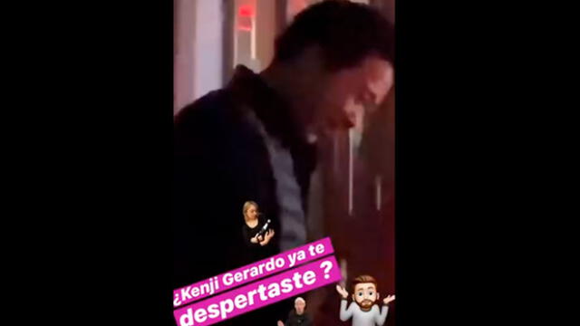 Rodrigo González revela imágenes de Kenji Fujimori en discoteca, en Instagram.