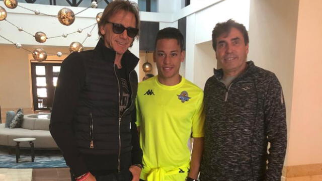 Selección Peruana: Cristian Benavente recibió a Ricardo Gareca en Egipto [FOTOS] 