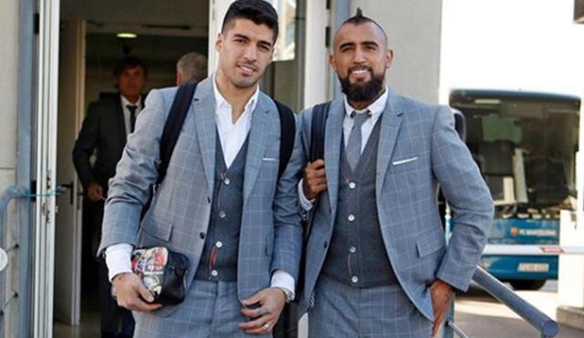 Luis Suárez y Arturo Vidal entablaron una buena amistad en su tiempo como compañeros. Foto: Instagram Luis Suárez.