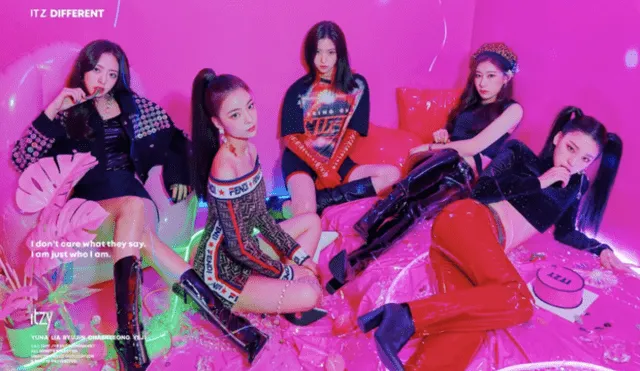 Itzy, es un girl group surcoreano formado por JYP Entertainment en 2019. El grupo debutó el 11 de febrero de 2019 con el lanzamiento del sencillo en CD, It'z Different.