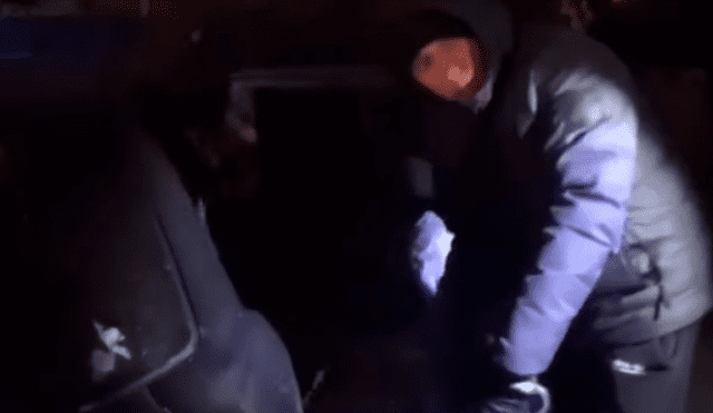 Video del secuestro de una niña fue difundido en Rusia. Foto: Captura