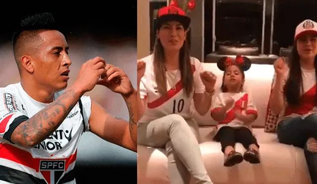 Facebook: este es alentador saludo de la familia de Christian Cueva al volante de la selección peruana