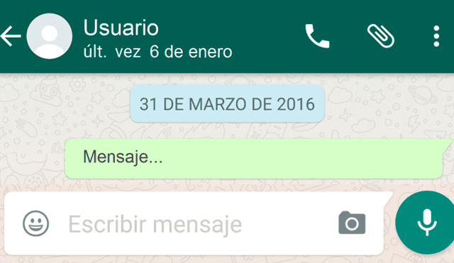 Aunque la aplicación pueda decirte la última conexión, esto solo funcionará si tienen activada dicha función.