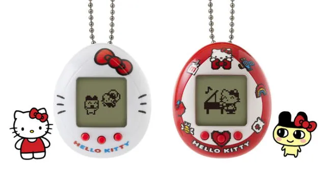 Así lucen los nuevos modelos de Tamagotchi de Hello Kitty. | Foto: CNW Group / Bandai America