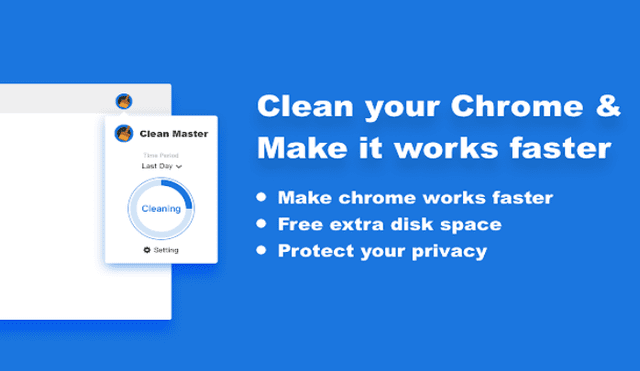 Google Chrome puede mejorar su rendimiento realizando diversas tareas. Una simple extensión puede hacerlas con tan solo un clic. Imagen: Clean Master