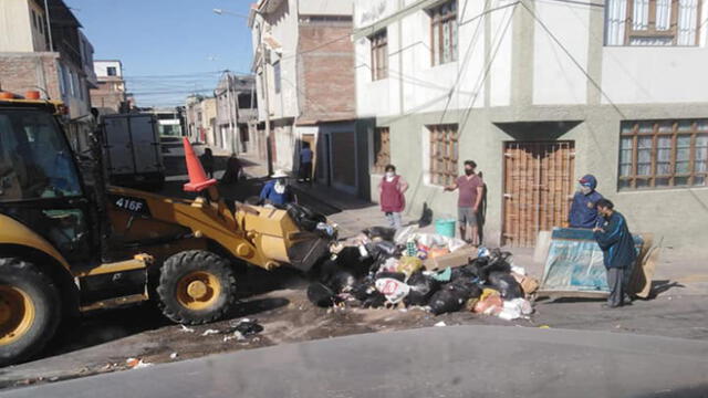 Recojo de basura es limitado en el distrito de Paucarpata, en Arequipa.