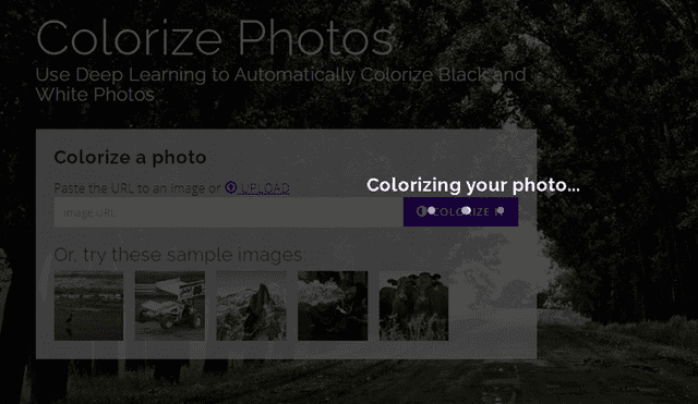 Desliza para ver cómo colorear una fotografía antigua en blanco y negro. Foto: Captura.