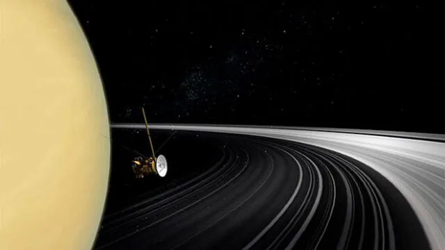 Cassini reveló el origen de los anillos de Saturno en su última misión