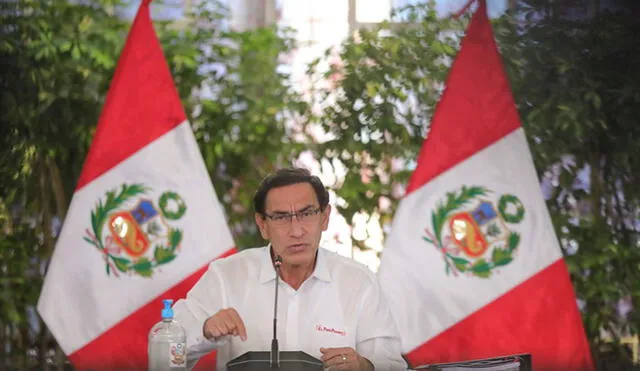 Vizcarra dijo que serán estrictos con las pruebas moleculares de las personas que lleguen a Perú en un viaje internacional. Foto: Presidencia
