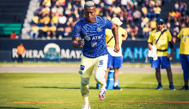 Pedro Aquino juega en el equipo capitalino desde 2021. Foto: Club América
