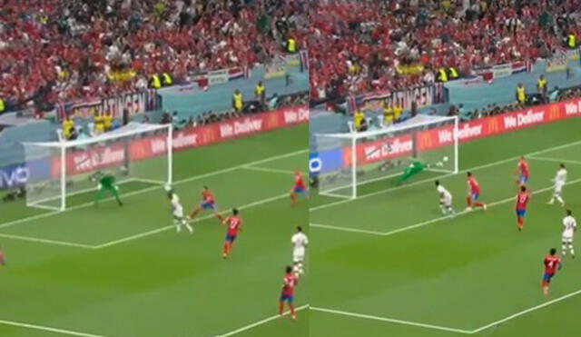 Serge Gnabry marcó su primer gol en el Mundial Qatar 2022. Foto: captura de DSports