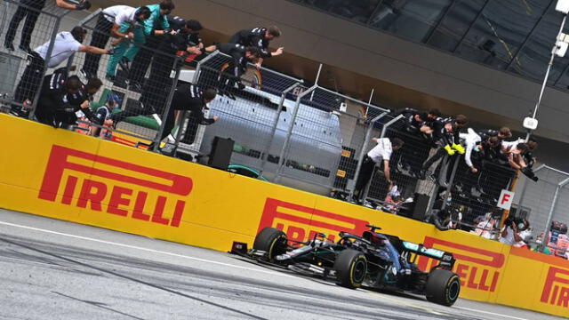 El equipo Mercedes ganó esta fecha del GP Estiria 2020 por partida luego que sus dos pilotos quedaran en el podio. Foto: AS.