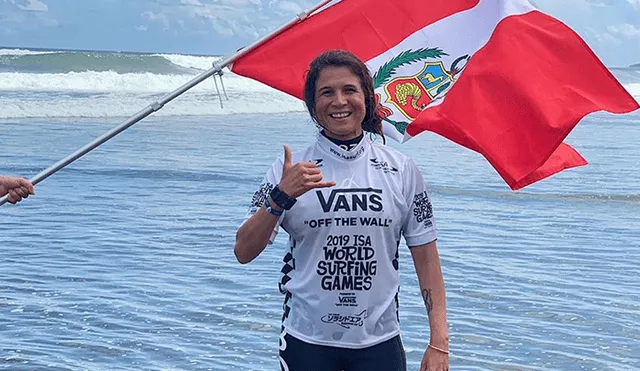 Sofía Mulanovich campeona del mundial de surf ISA Japón 2019. Foto: Instagram.