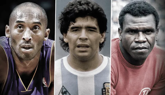 Kobe Bryant, Diego Maradona y 'Perico' León murieron este 2020. Foto: composición Gerson Cardoso / La República