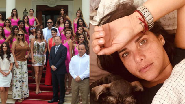 Giovanna Valcárcel y ex candidata al Miss Perú confirman amor con tierna foto