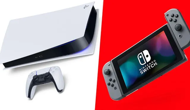 El éxito del estreno de la PS5 en Reino Unido coincidió con las predicciones y superó a la fuerte racha de Nintendo Switch. Foto: Sony/Nintendo, composición