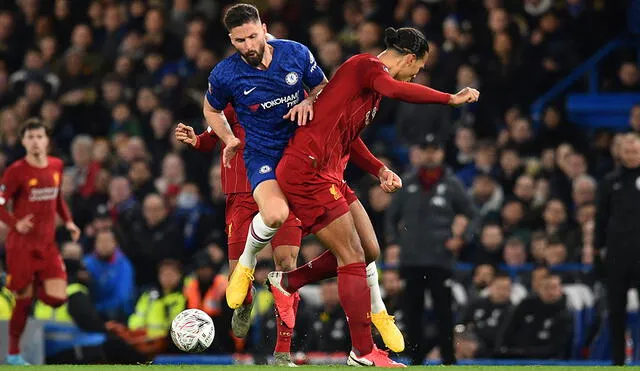 Liverpool vs Chelsea EN VIVO por octavos de final de la FA Cup. Foto: AFP