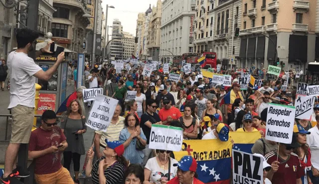 Venezolanos en España marcharán contra Nicolás Maduro 
