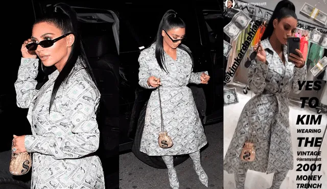 Kim Kardashian presume vestido fabricado con 'billetes de verdad' [VIDEO]