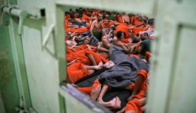 Así es la prisión kurda en donde miles de terroristas del Estado Islámico cumplen condena [FOTOS]