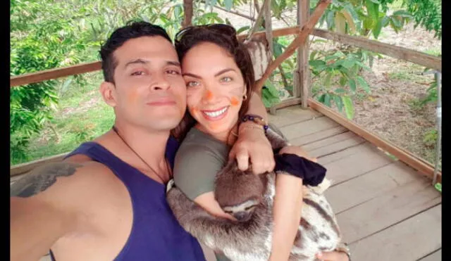 Instagram: Isabel Acevedo presume en fotos su viaje con Christian Domínguez a la selva