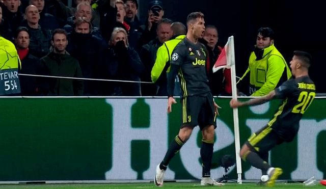  Juventus vs Ajax: Cristiano Ronaldo marcó el primero con una soberbia 'palomita' [VIDEO]