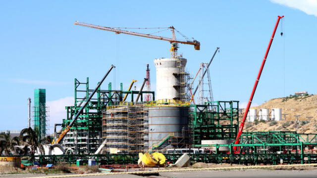 Avance cercano al 70% de construcción de la nueva Refinería Talara