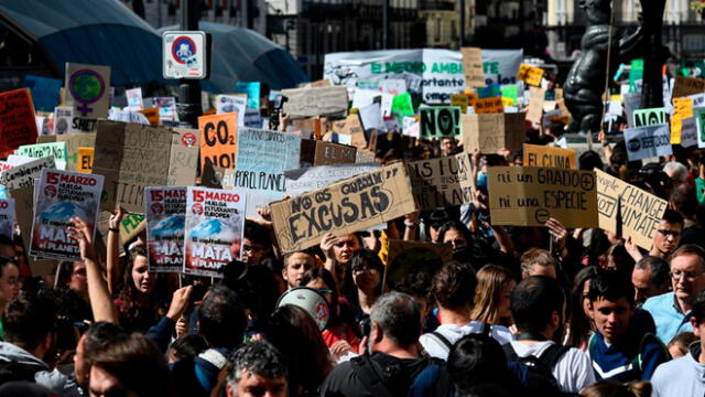 [EN DIRECTO] Greta Thunberg abandona la Marcha por el clima en Madrid 2019 