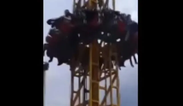 YouTube: Sorprendentes imágenes muestran el trágico accidente en la 'Torre de Adrenalina'