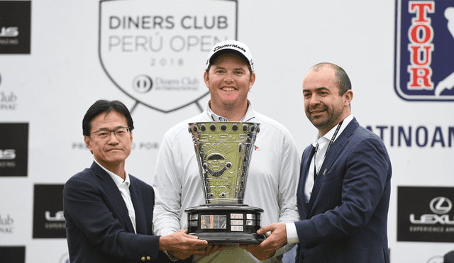 Golf: El estadounidense Harry Higgs se coronó campeón del Diners Club Perú Open