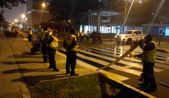 Municipalidad de Lima borra intervenciones artísticas en cruces peatonales 