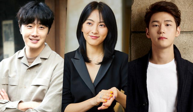 Jung Il Woo, Kang Ji Young y Lee Hak Joo, actores dorama Late night snack man and woman.