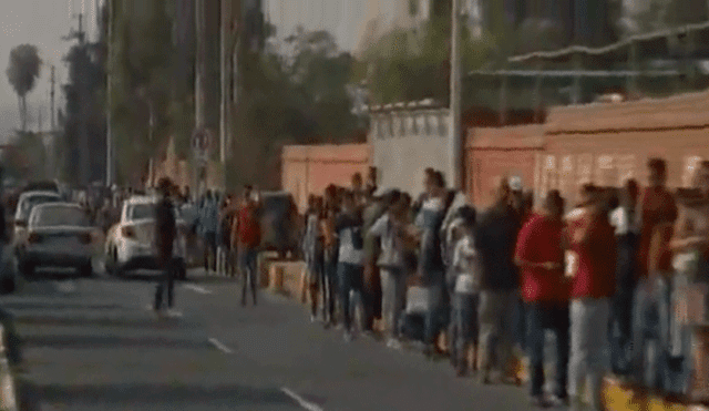 Venezolanos forman largas para trámite antes de solicitar permiso temporal [VIDEO]