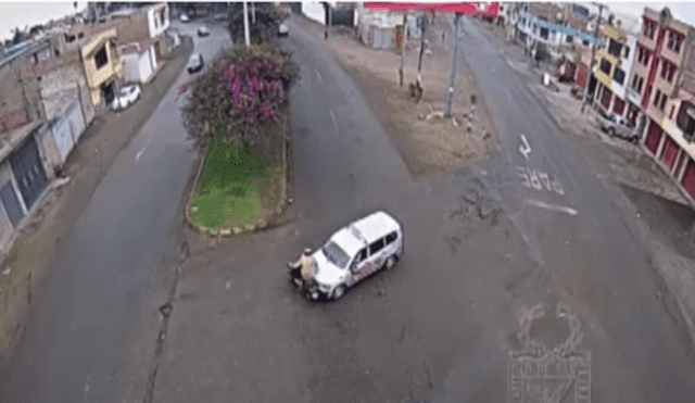 Tacna: Cámaras de seguridad graban violento accidente [VIDEO]