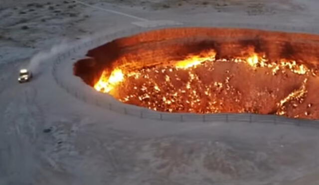 La Puerta del Infierno mide 69 metros de ancho y 30 de profundidad. Foto: Difusión.