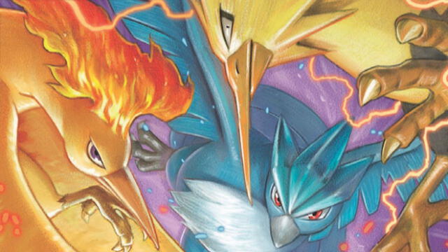 Galar Articuno V, Zapdos V, e Moltres V em Pokémon TCG: Espada