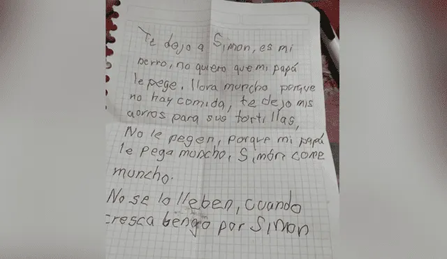 A través de Facebook se hizo viral la desoladora historia de un niño que tuvo que dejar a su perro en un refugio para animales.