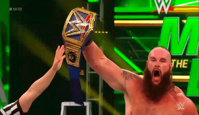 Braun Strowman retuve el título Universal ante Bray Wyatt en Money in the Bank. | Foto: WWE