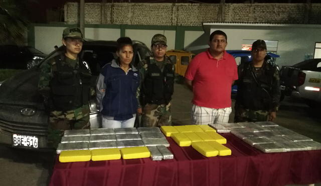 Ica: Policía incauta 45 kilos de cocaína y detiene a dos personas