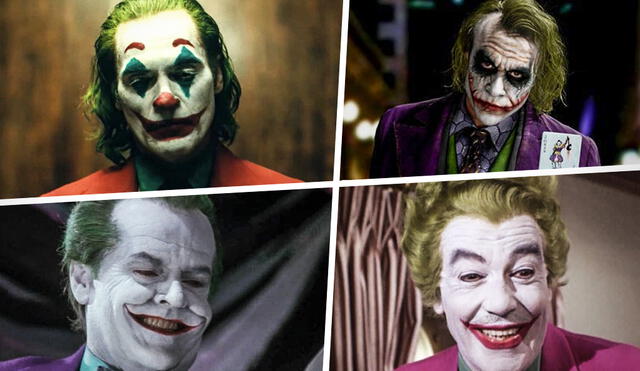 Joker: conoce los rostros del icónico villano de DC Comics en el cine y televisión.Foto: composición LR.