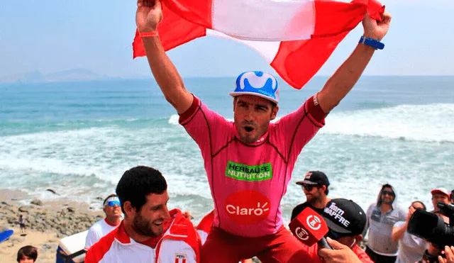 Piccolo Clemente gana el oro en los Juegos Panamericanos de Surf